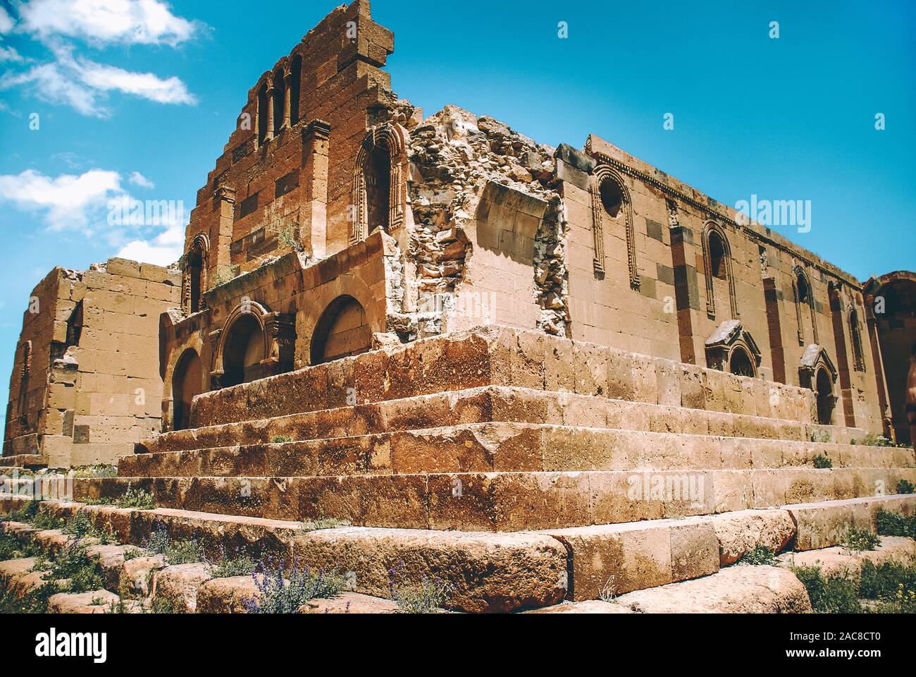 Yererouk Monastery  in Shirak Province, Armenia, 4-5th century Stock Photo