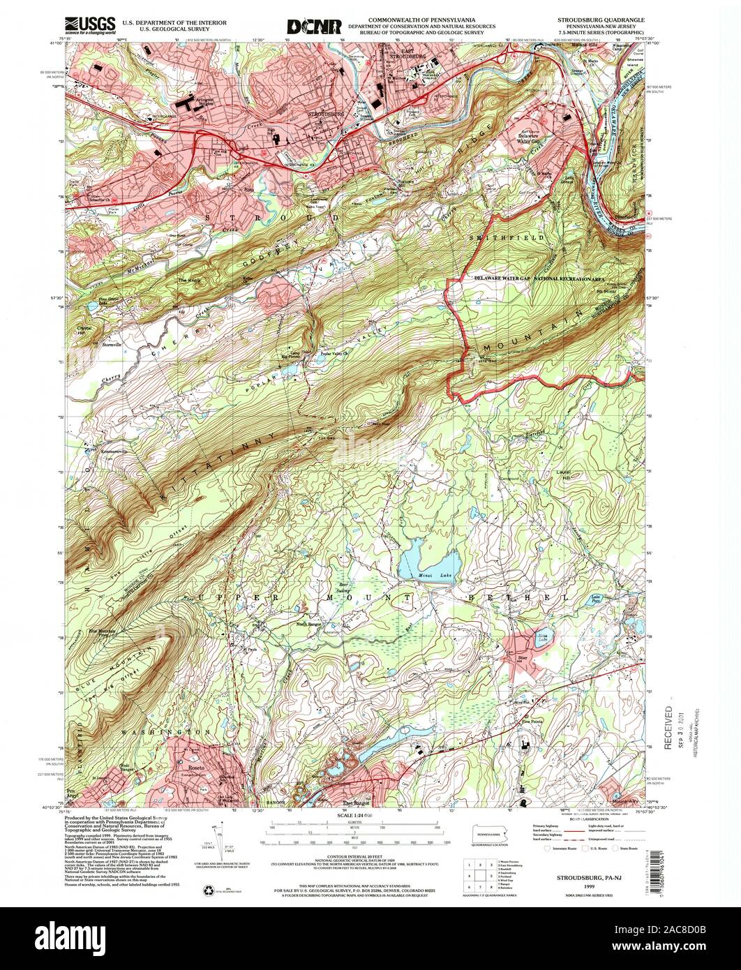 Stroudsburg pennsylvania map Cut Out Stock Images & Pictures Alamy