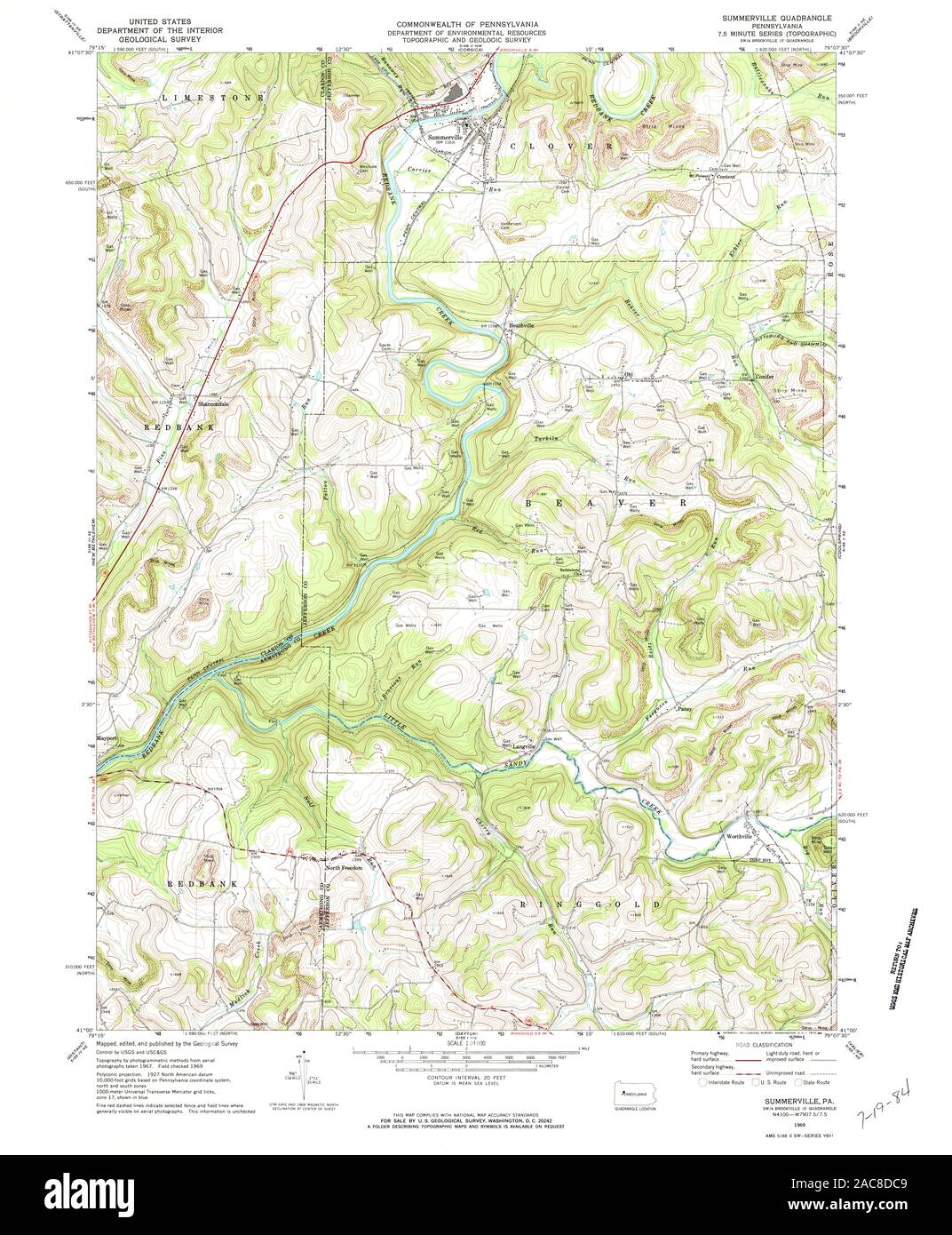 Summerville map hires stock photography and images Alamy