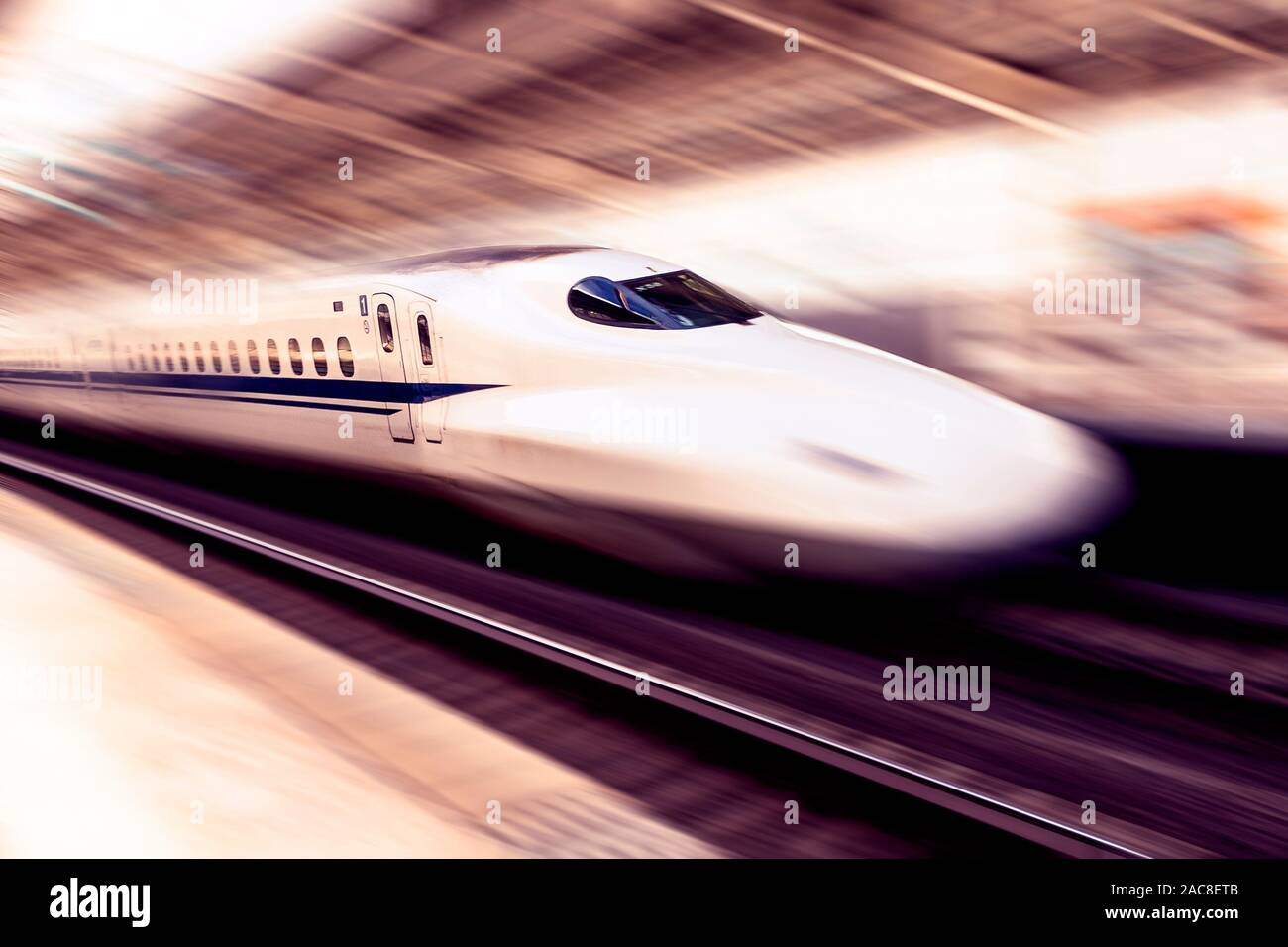 Shinkansen The Bullet Train Japan Stock Photo