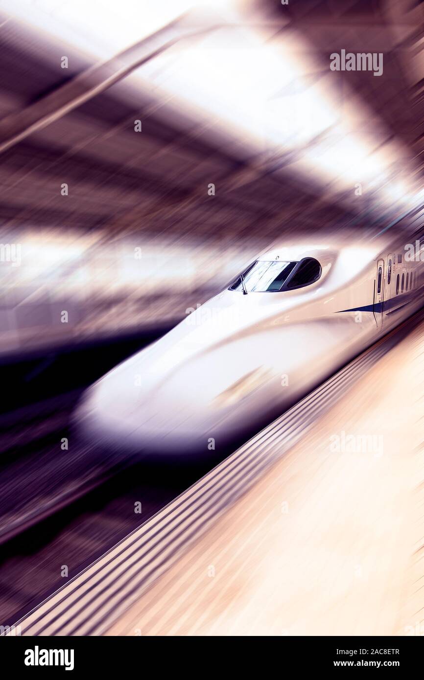 Shinkansen The Bullet Train Japan Stock Photo