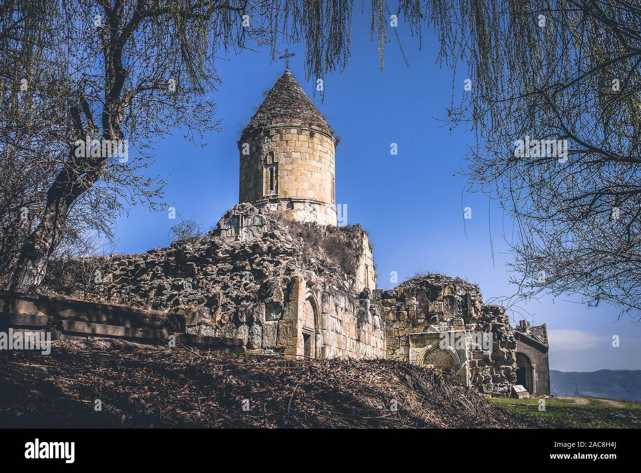 Armenian Apostolic Church Varagavank, Monastery of Varag Stock Photo