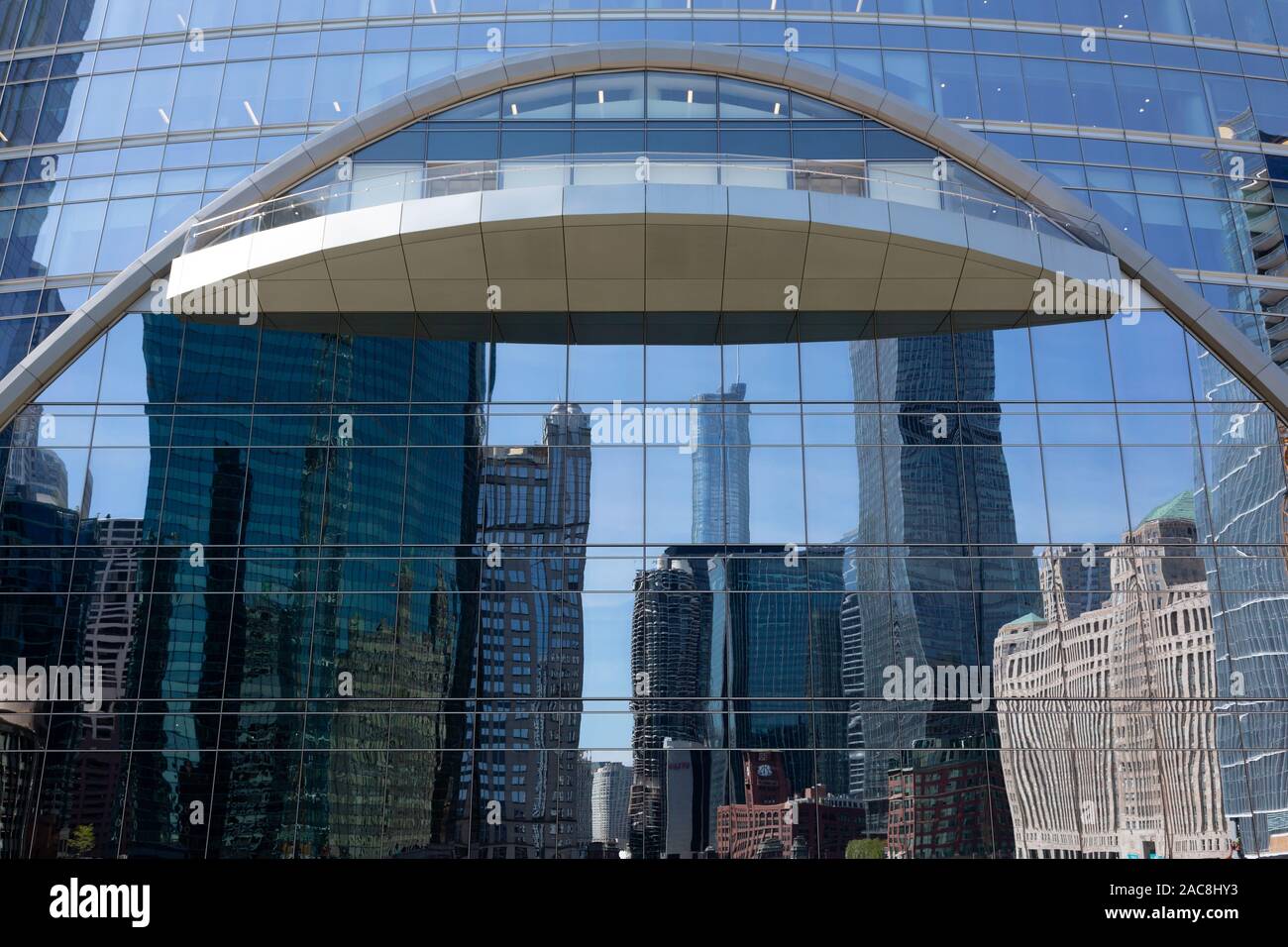 River Point Tower (200 North Riverside Plaza), Chicago, USA Stock Photo