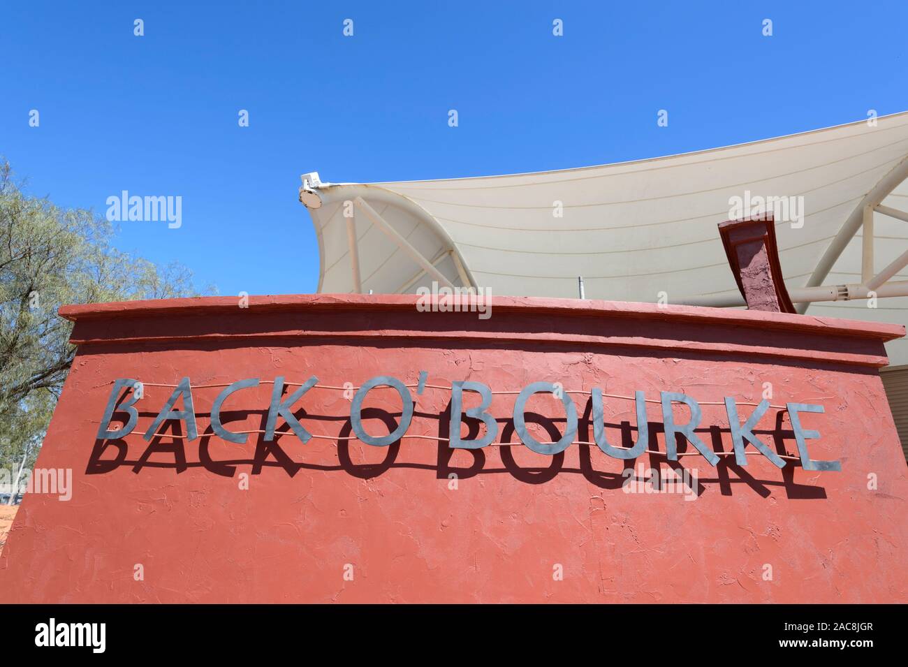 The renowned Back o'Bourke Visitors Centre displays exhibits depicting