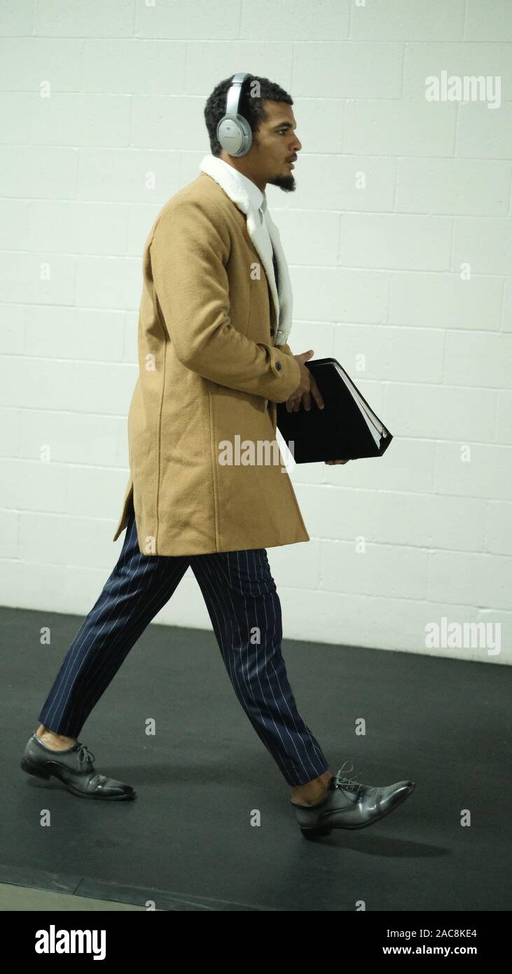 Pittsburgh, PA, USA. 1st Dec, 2019. Tevin Jones #14 during the Pittsburgh  Steelers vs Cleveland Browns at Heinz Field in Pittsburgh, PA. Jason  Pohuski/CSM/Alamy Live News Stock Photo - Alamy