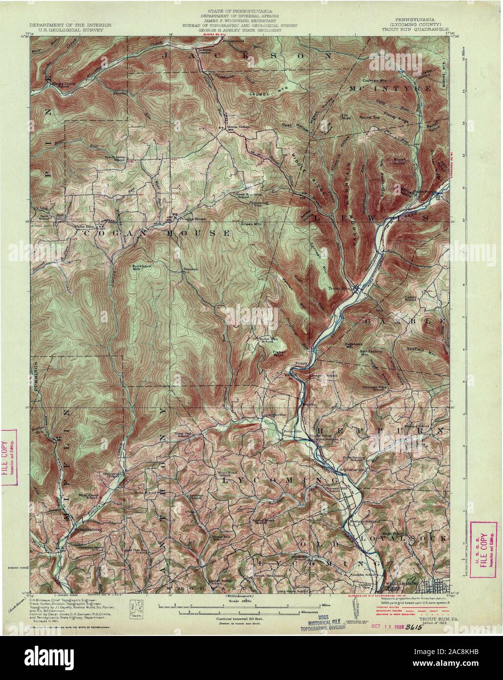 Trout run map hires stock photography and images Alamy