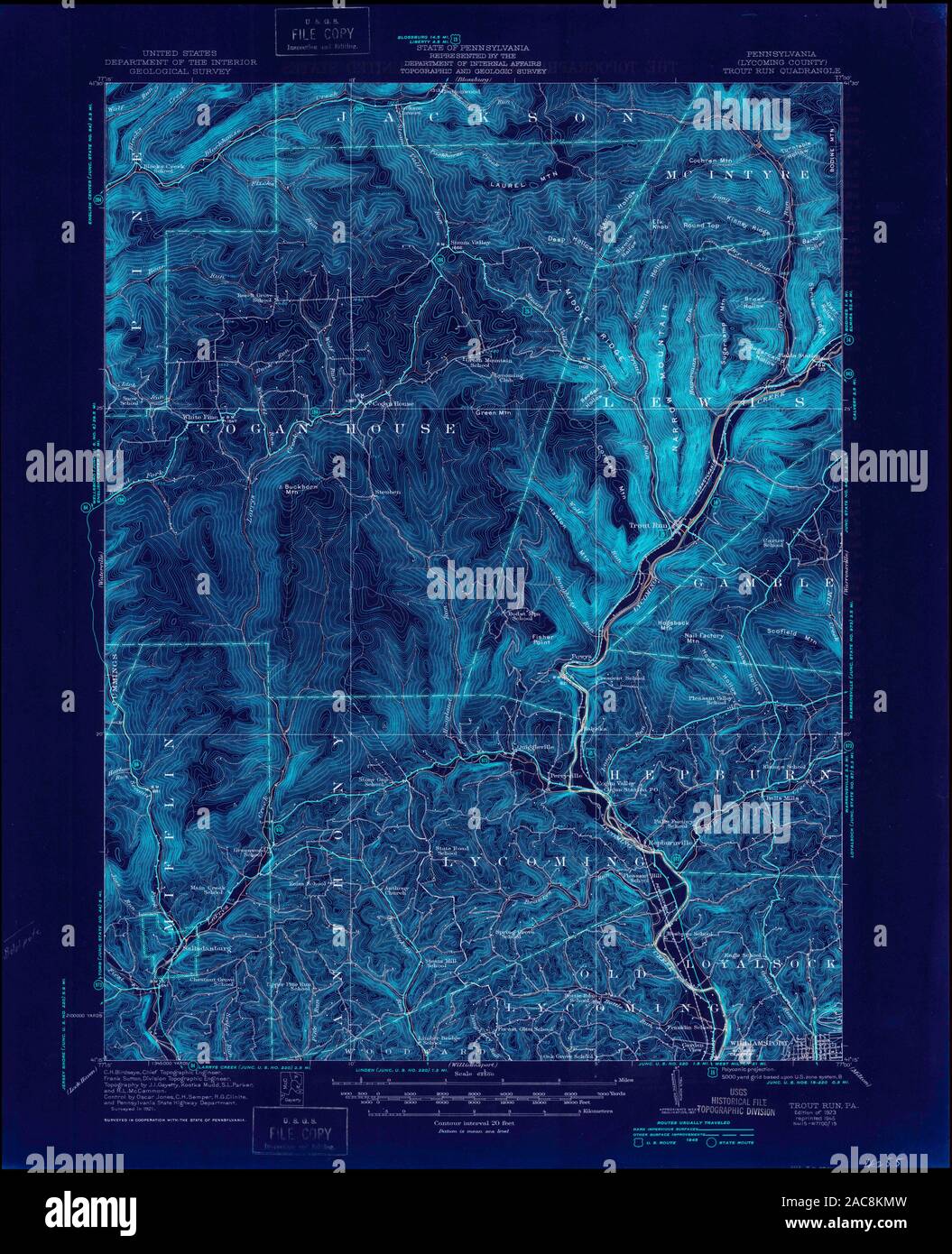 Trout run map hires stock photography and images Alamy