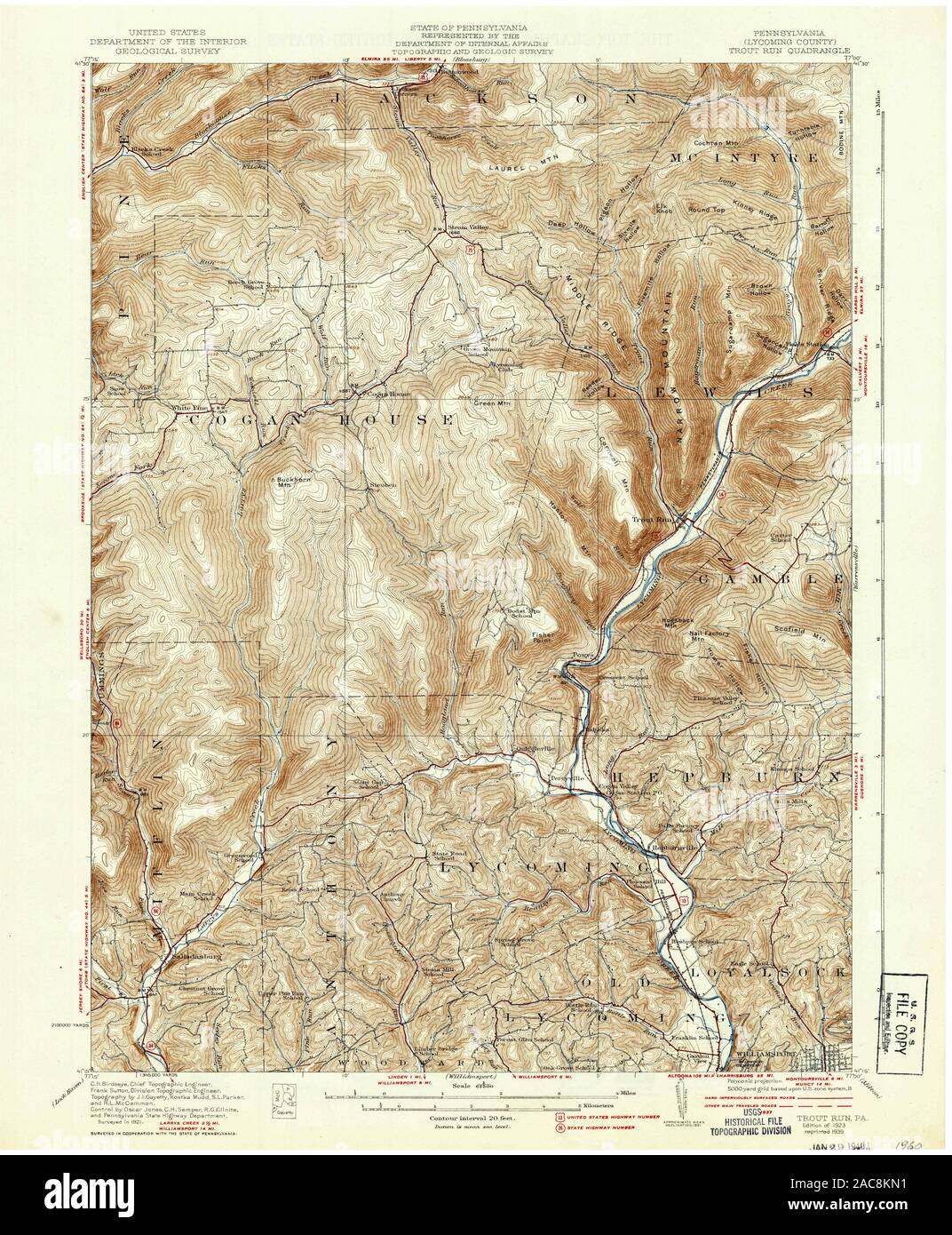 Trout run map hires stock photography and images Alamy