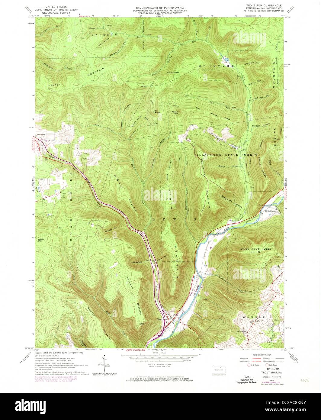 Trout run map hires stock photography and images Alamy