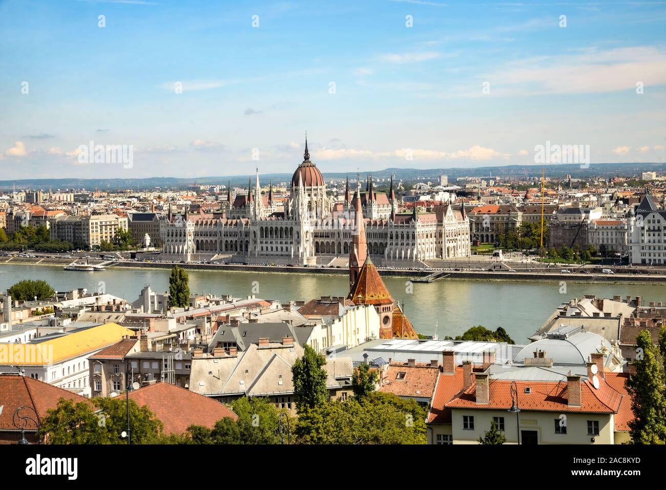 Hungarian parliament view hi-res stock photography and images - Alamy