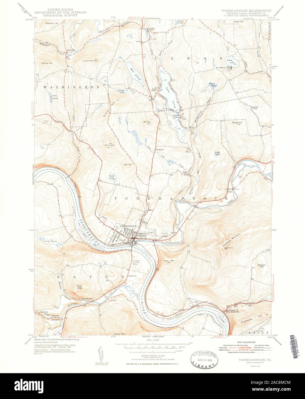 Tunkhannock Stock Photos & Tunkhannock Stock Images Alamy