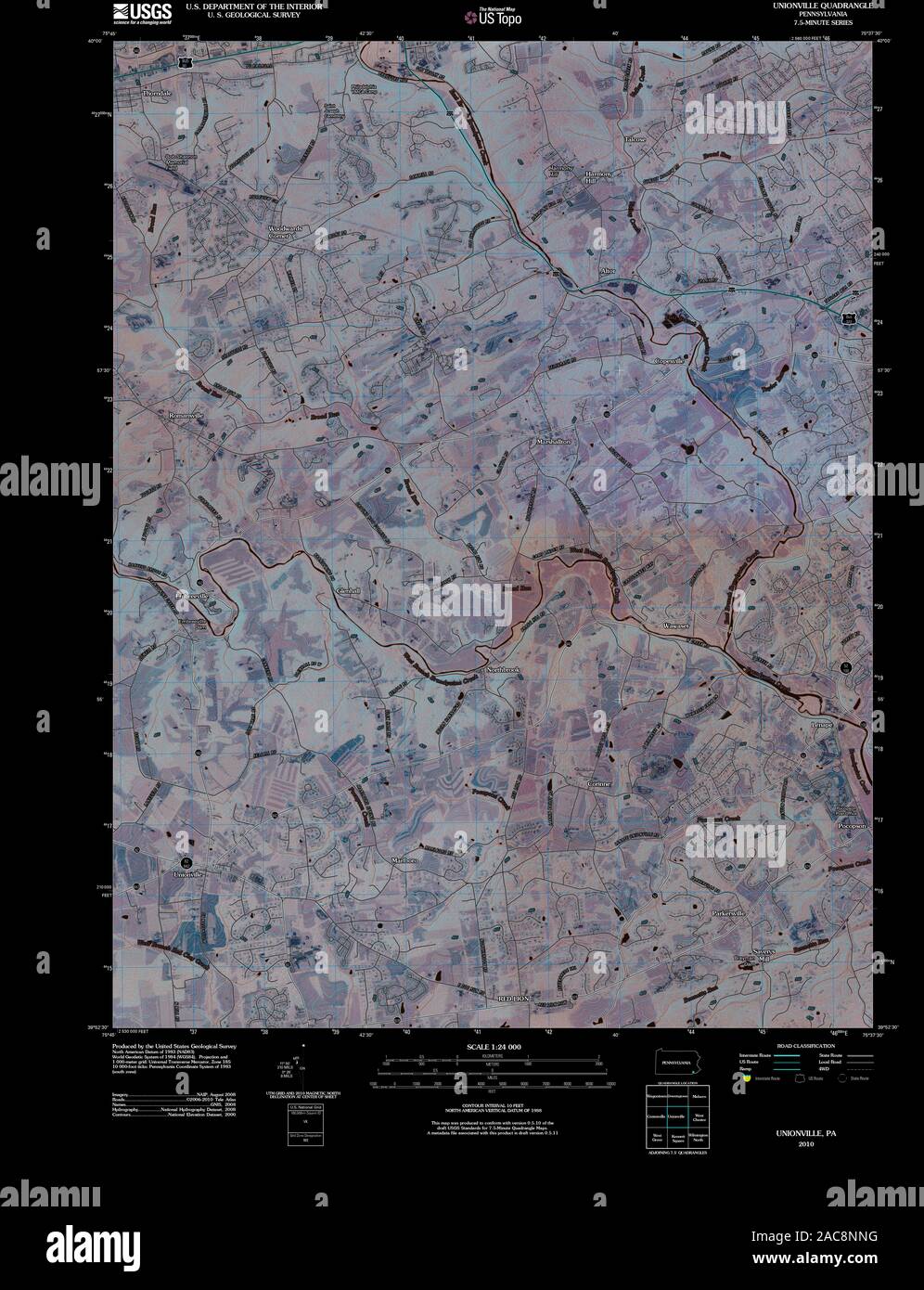 Map of unionville hires stock photography and images Alamy