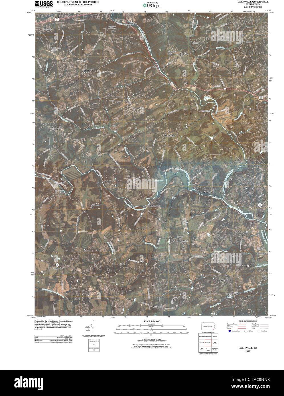 Map of unionville hires stock photography and images Alamy