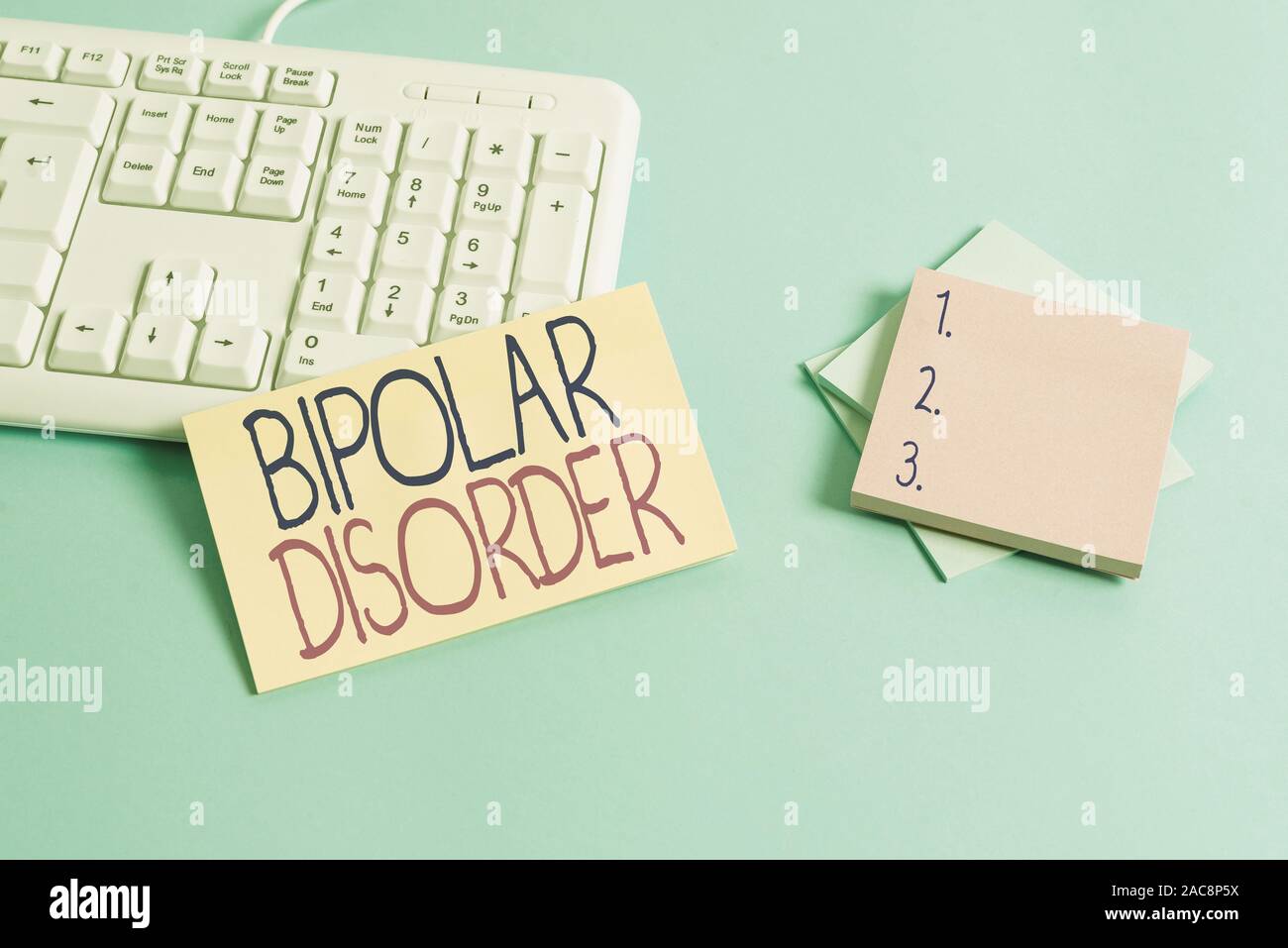 Text sign showing Bipolar Disorder. Business photo text mental illness ...