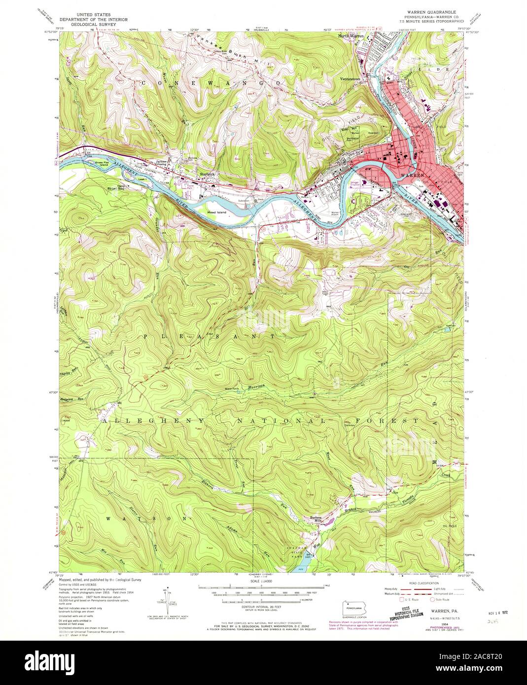 Warren pennsylvania map Cut Out Stock Images & Pictures Alamy