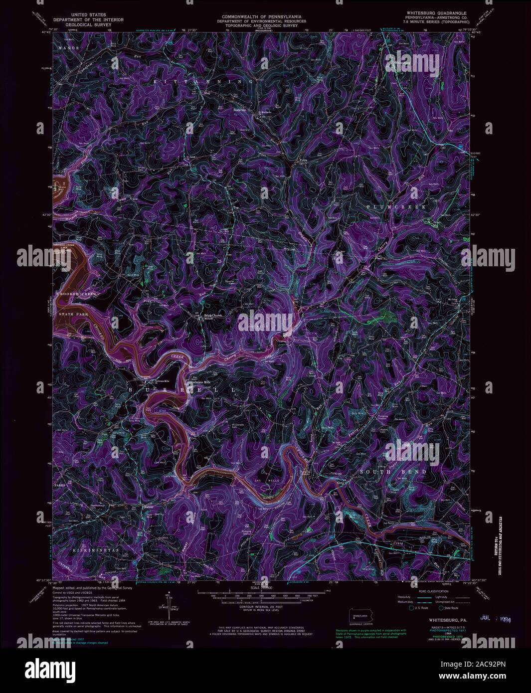 Map of whitesburg hires stock photography and images Alamy