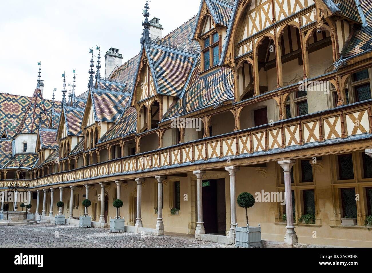 Hotel-Dieu, Beaune, France Stock Photo