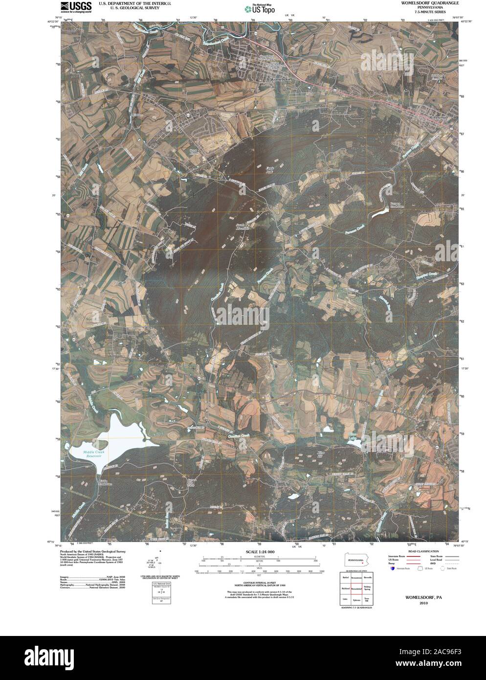 Womelsdorf pennsylvania map hires stock photography and images Alamy