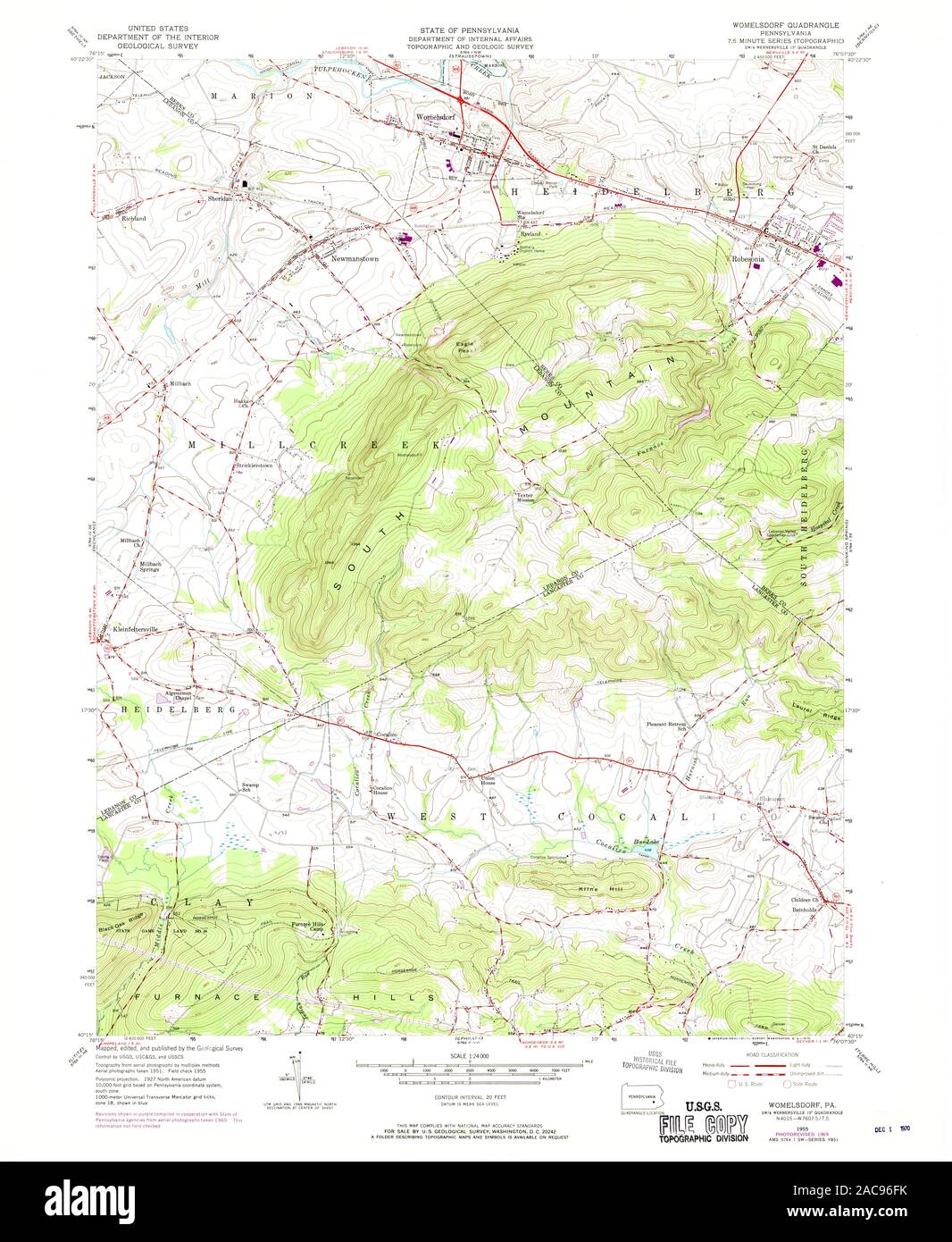 Womelsdorf pennsylvania map Cut Out Stock Images & Pictures Alamy