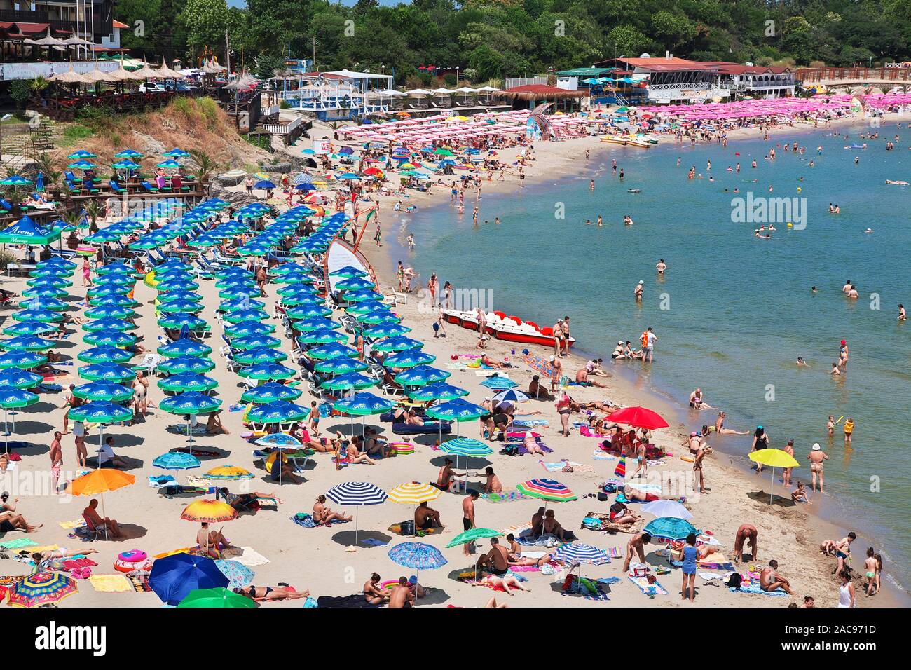 The beach in Sozopol, Black sea coast, Bulgaria Stock Photo - Alamy
