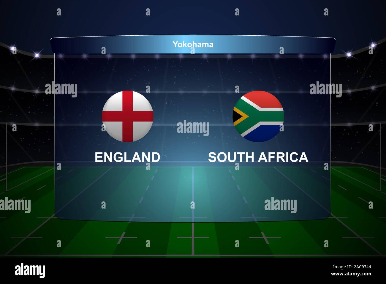 South africa rugby league Stock Vector Images Alamy