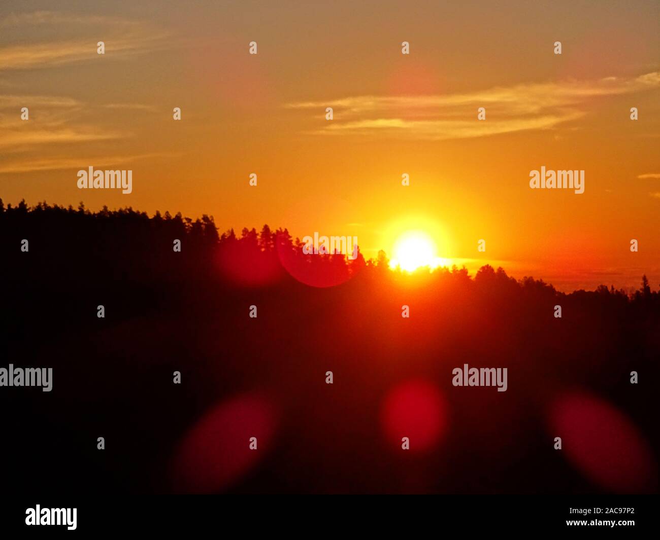 Picture of amazing sunrise taken in the Rocky Mountains, Colorado Stock ...