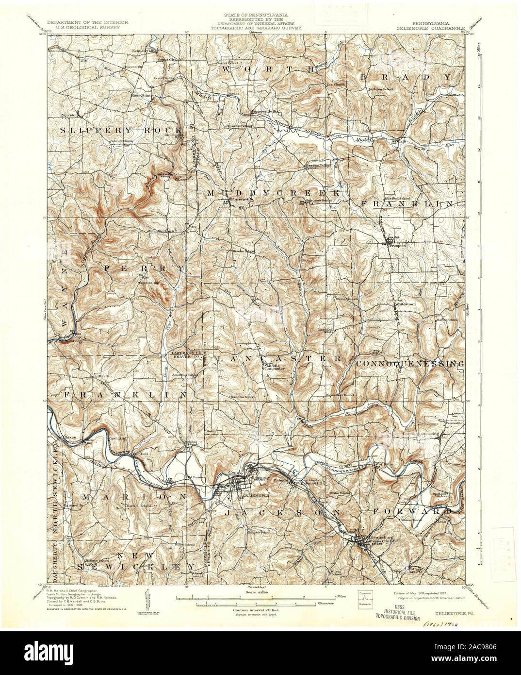 Pennsylvania map 1910 hires stock photography and images Alamy