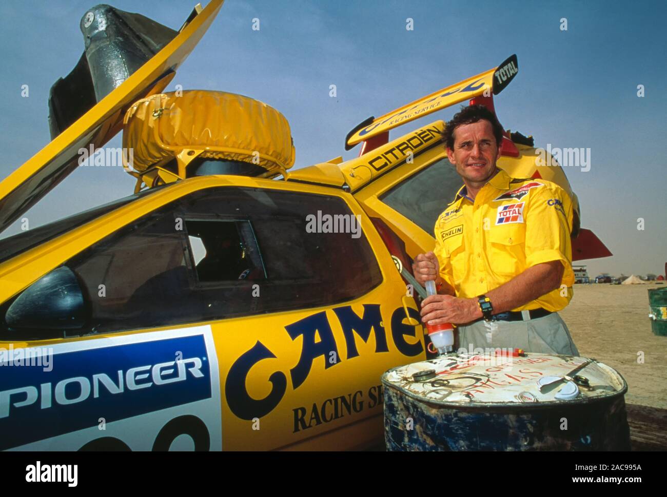 Paris - Tripoli - Dakar 1991 - Jacky Ickx - Citroen ZX Stock Photo