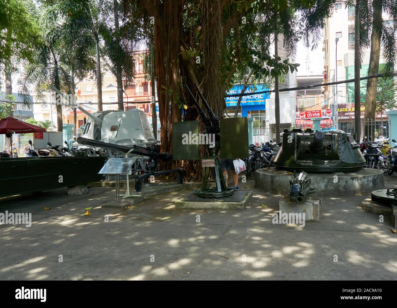 HO CHI MINH CITY, VIETNAM NOVEMBER 20, 2019. Tank at War Remnants