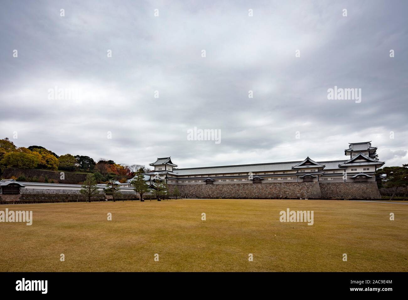 Kanazawa castle, Kanazawa, Ishikawa Prefecture, Japan Stock Photo