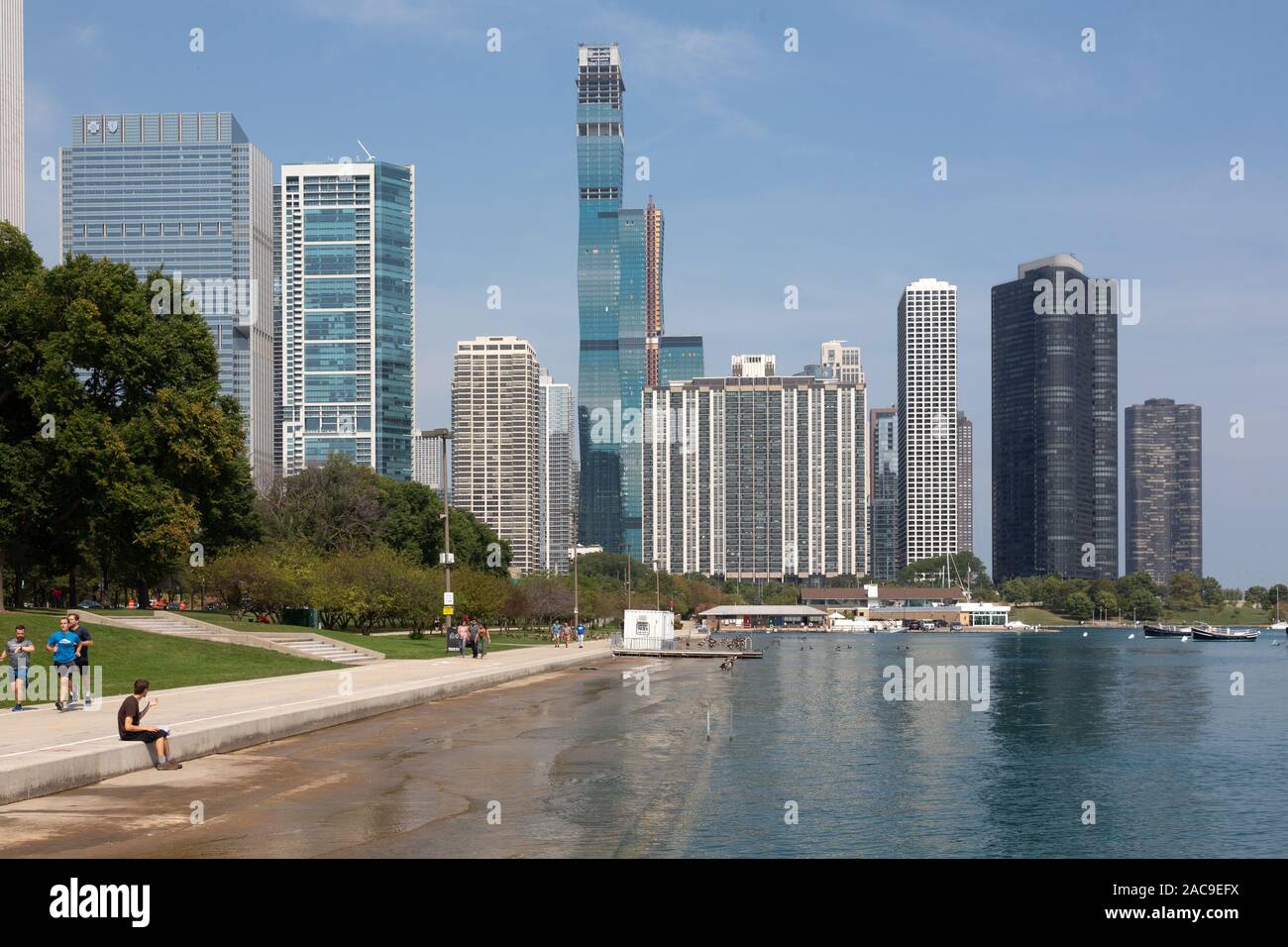 Lakefront, Chicago, Illinois, USA Stock Photo