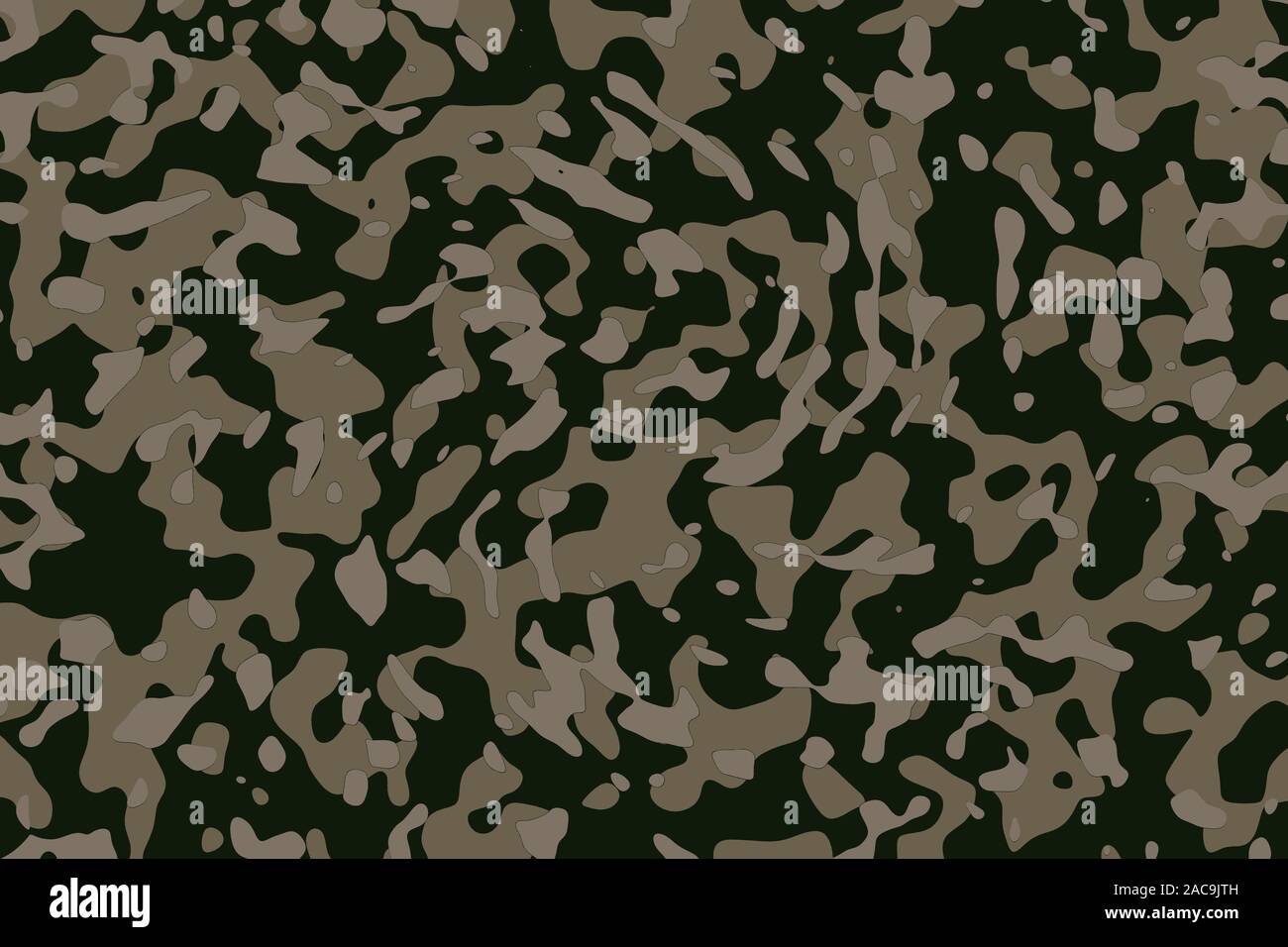 Military camouflage background, dark green with light and very light
