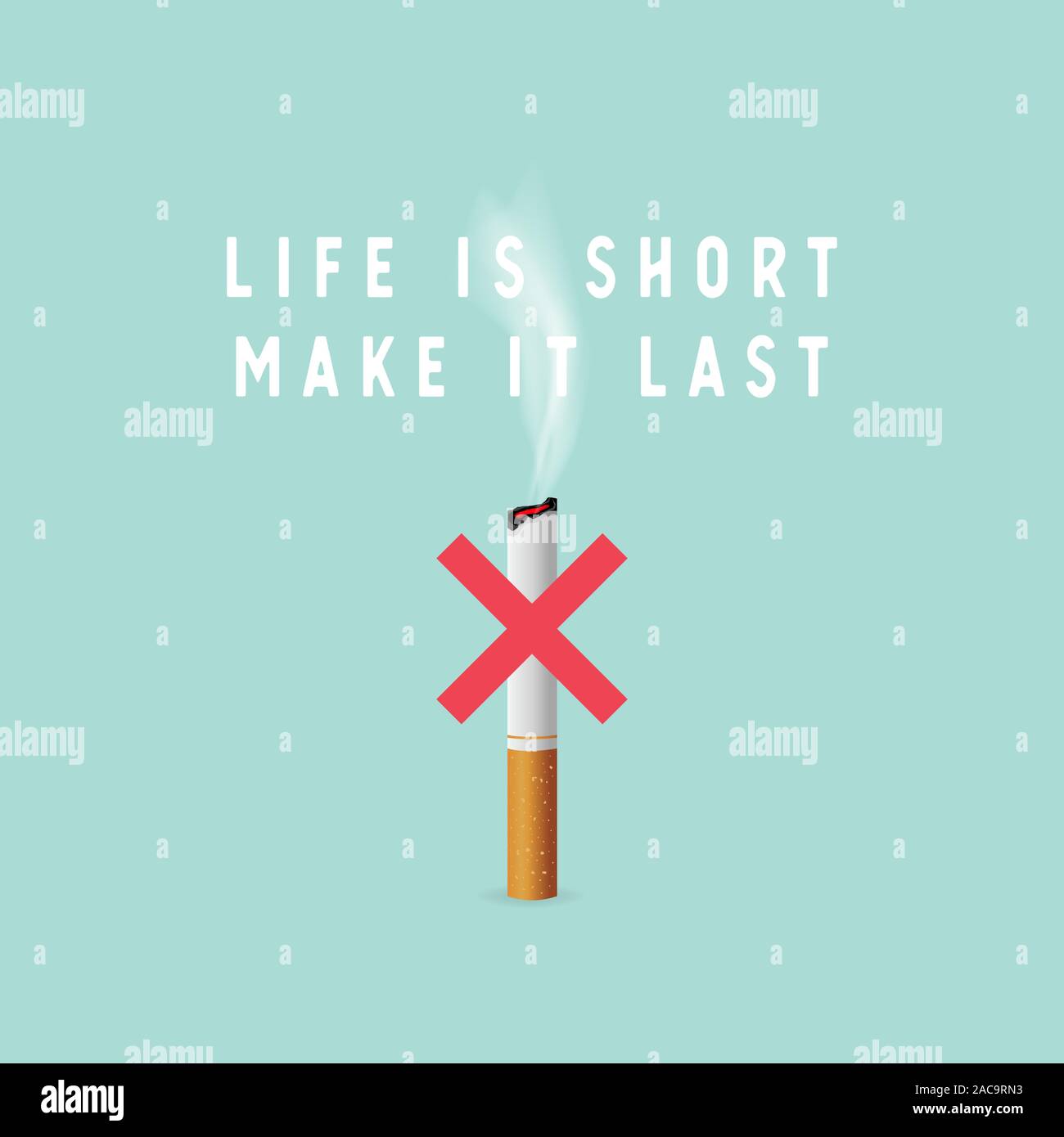 Inspiring Quotes About Quitting Smoking. World No Tobacco Day Stock Vector  Image & Art - Alamy