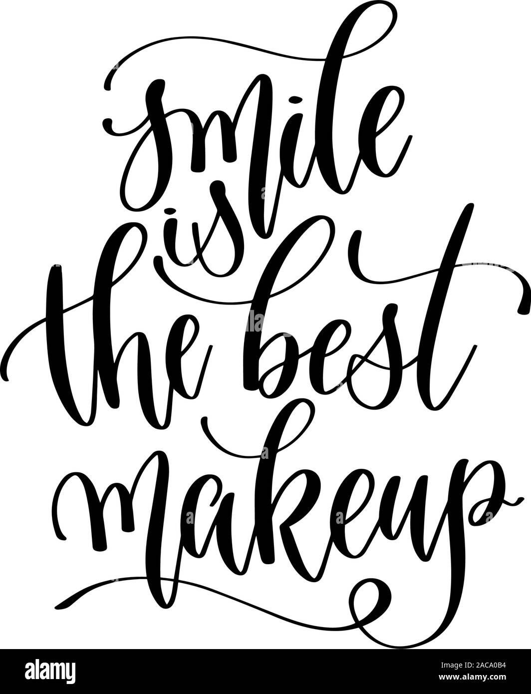 smile-is-the-best-makeup-hand-lettering-inscription-text-positive