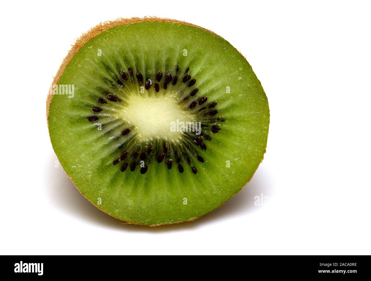 Kiwi cut open Stock Photo Alamy