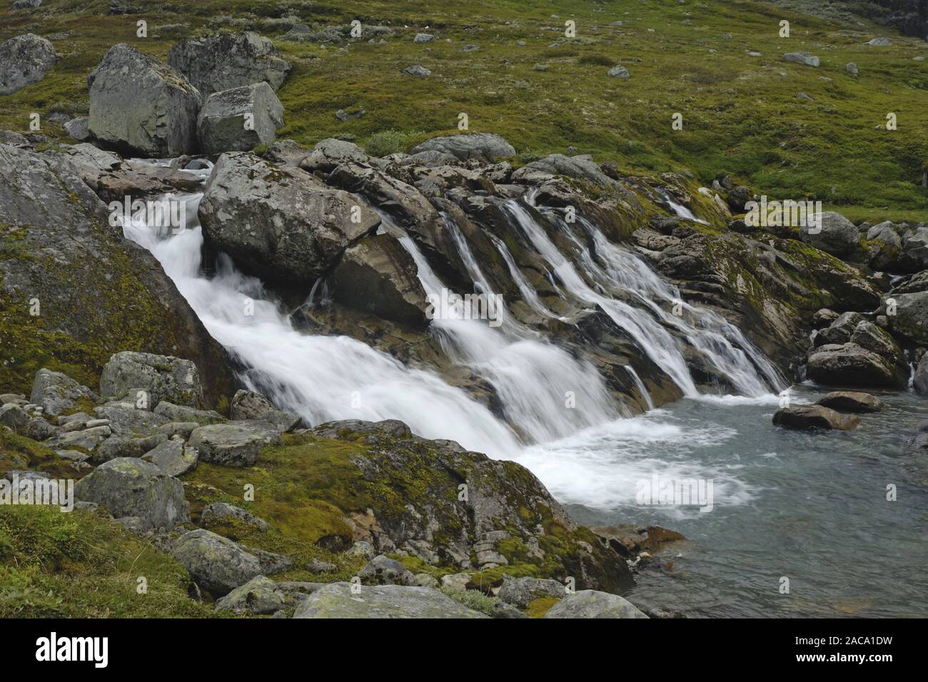breidsaeterdalen, waterfalls, wasserfaelle, oppland, norwegen, norway, nordeuropa, north europe, Stock Photo