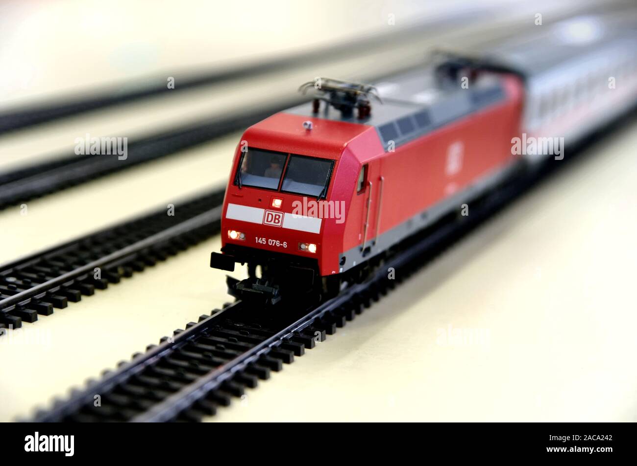 Model railway BR 145 Stock Photo