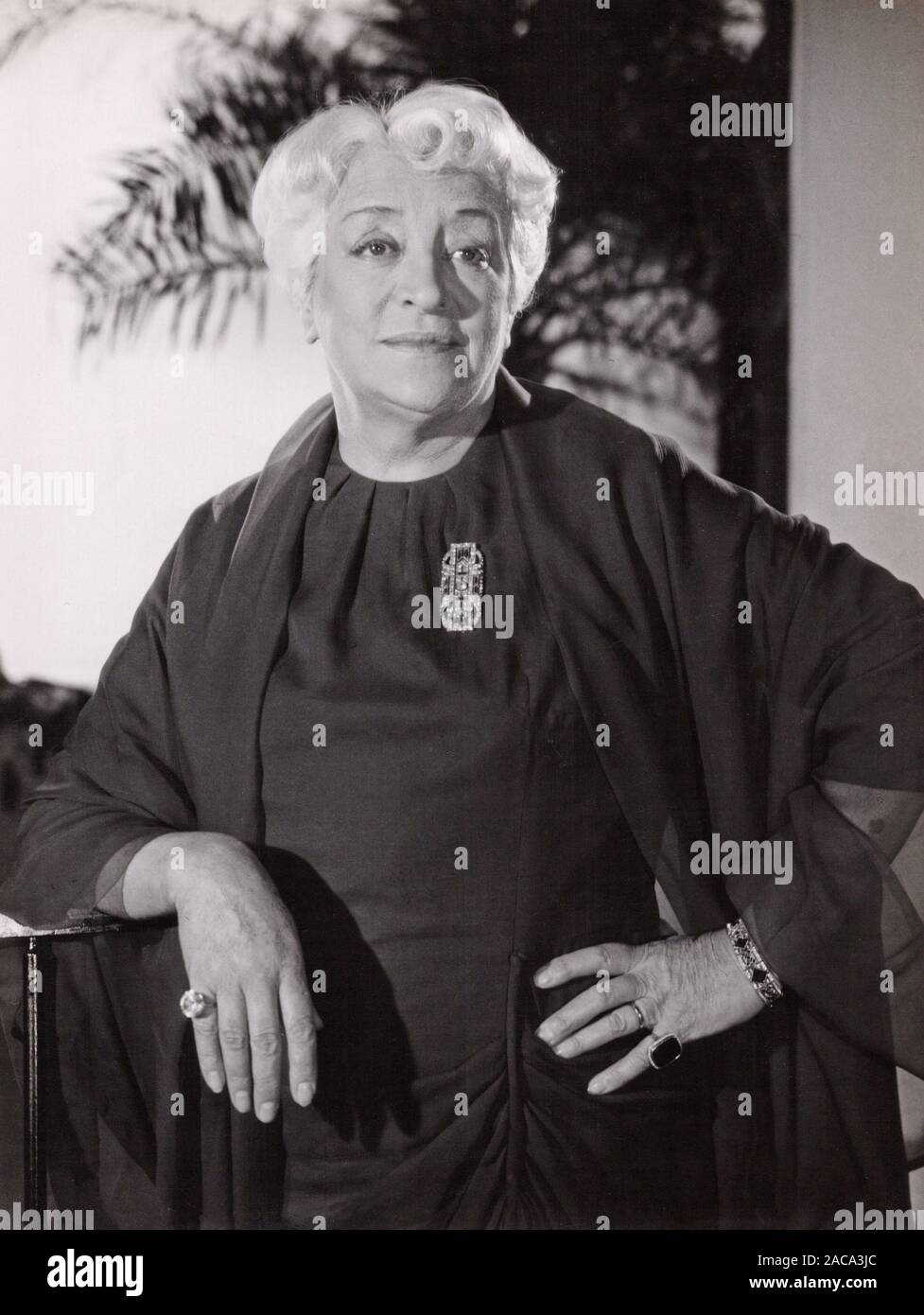 Francoise Rosay, französische Schauspielerin, Deutschland 1960. French