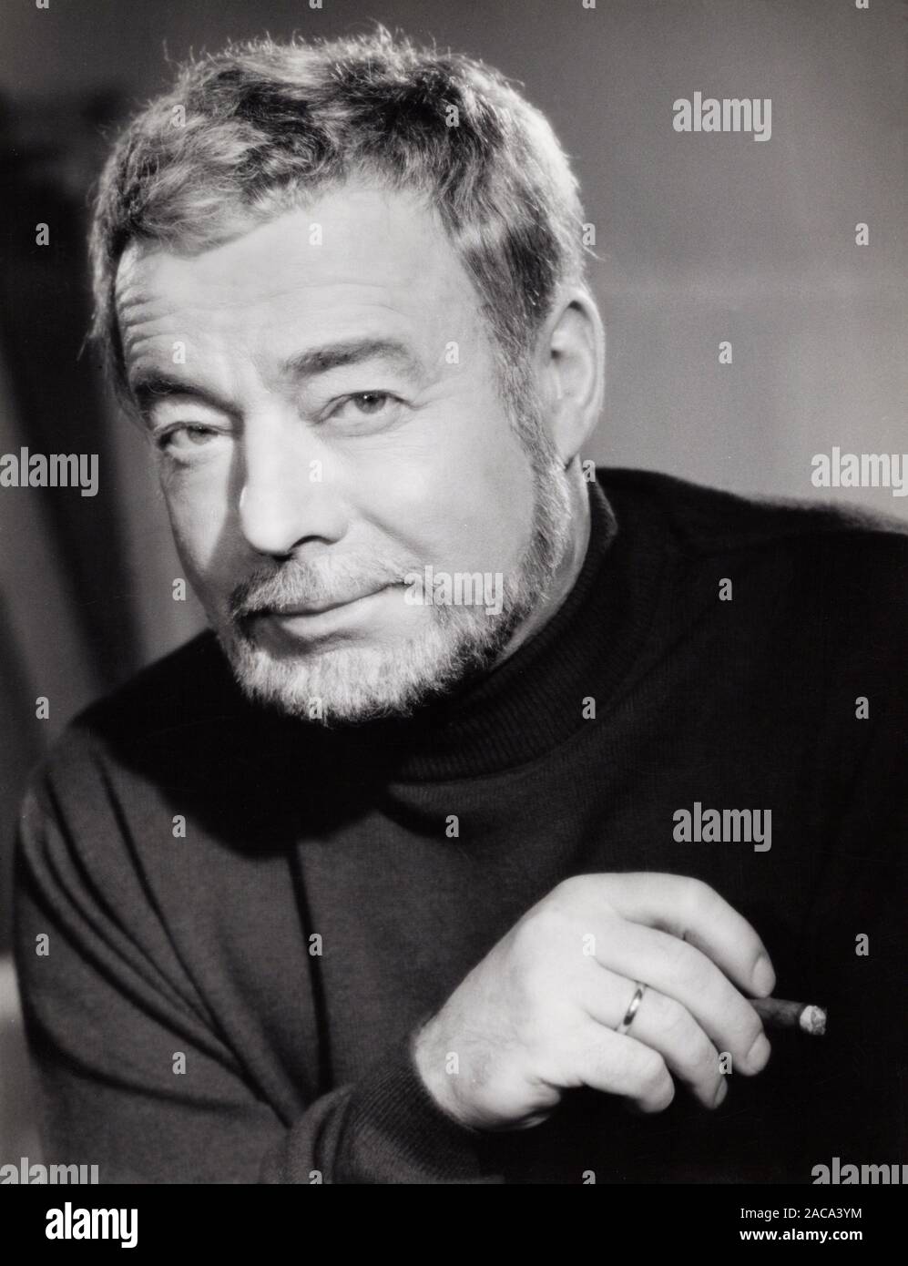 Heinz Rühmann, deutscher Schauspieler, Deutschland 1960. German actor Heinz Ruehmann, Germany 1960. Stock Photo