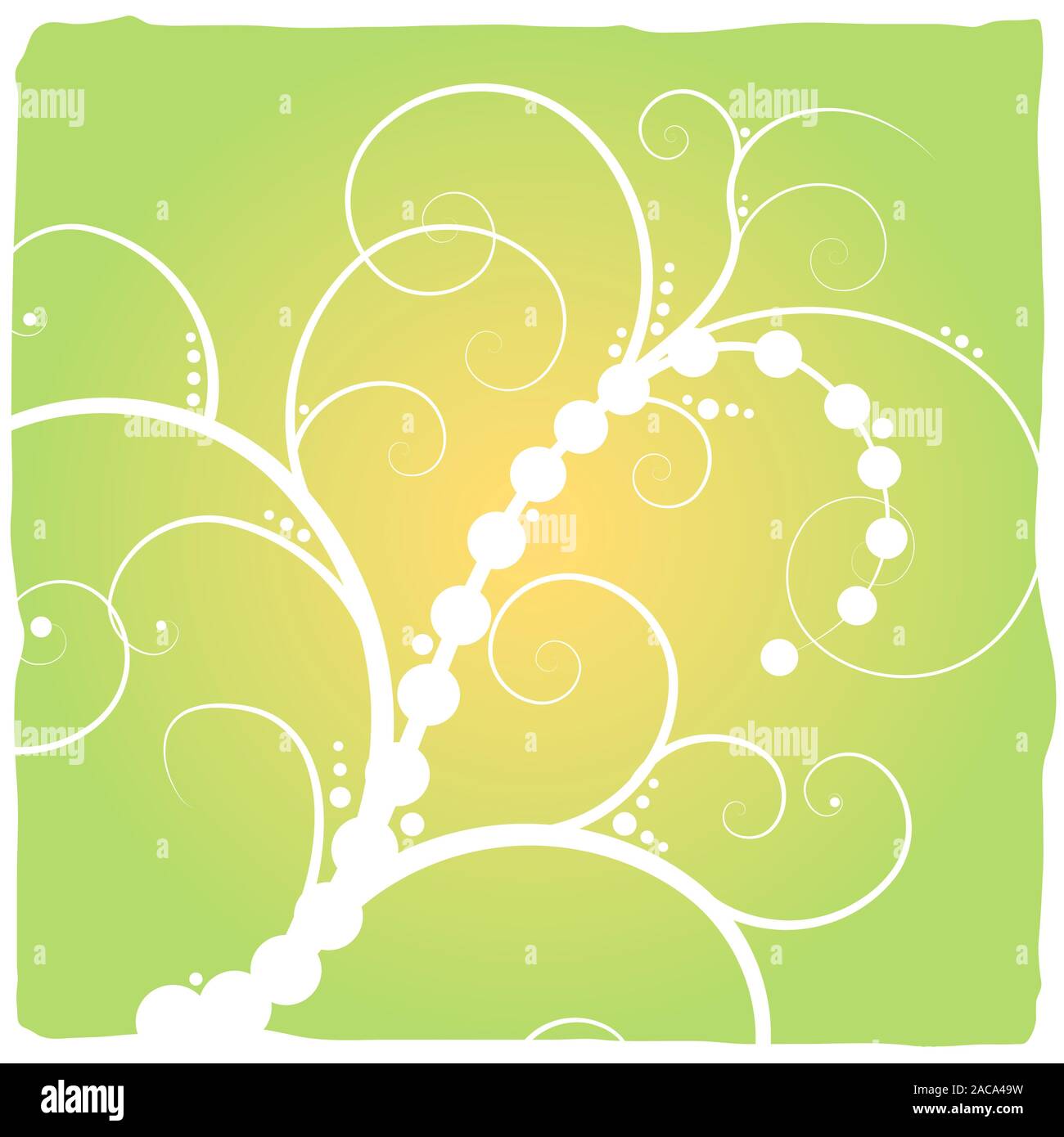 abstract floral green Stock Photo - Alamy