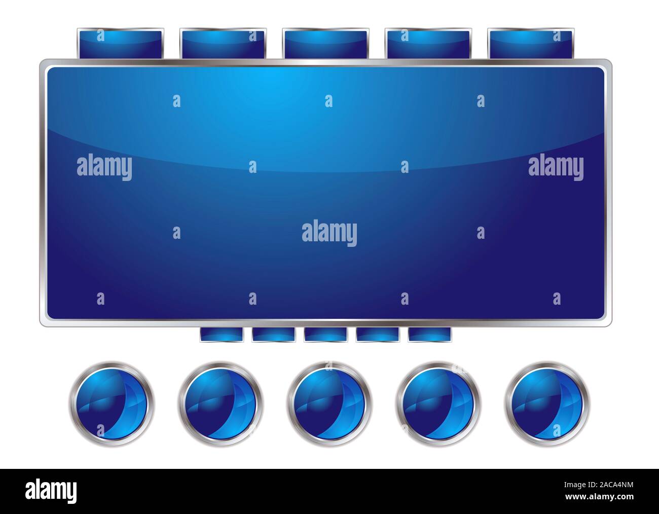 Blue interface hi-res stock photography and images - Alamy