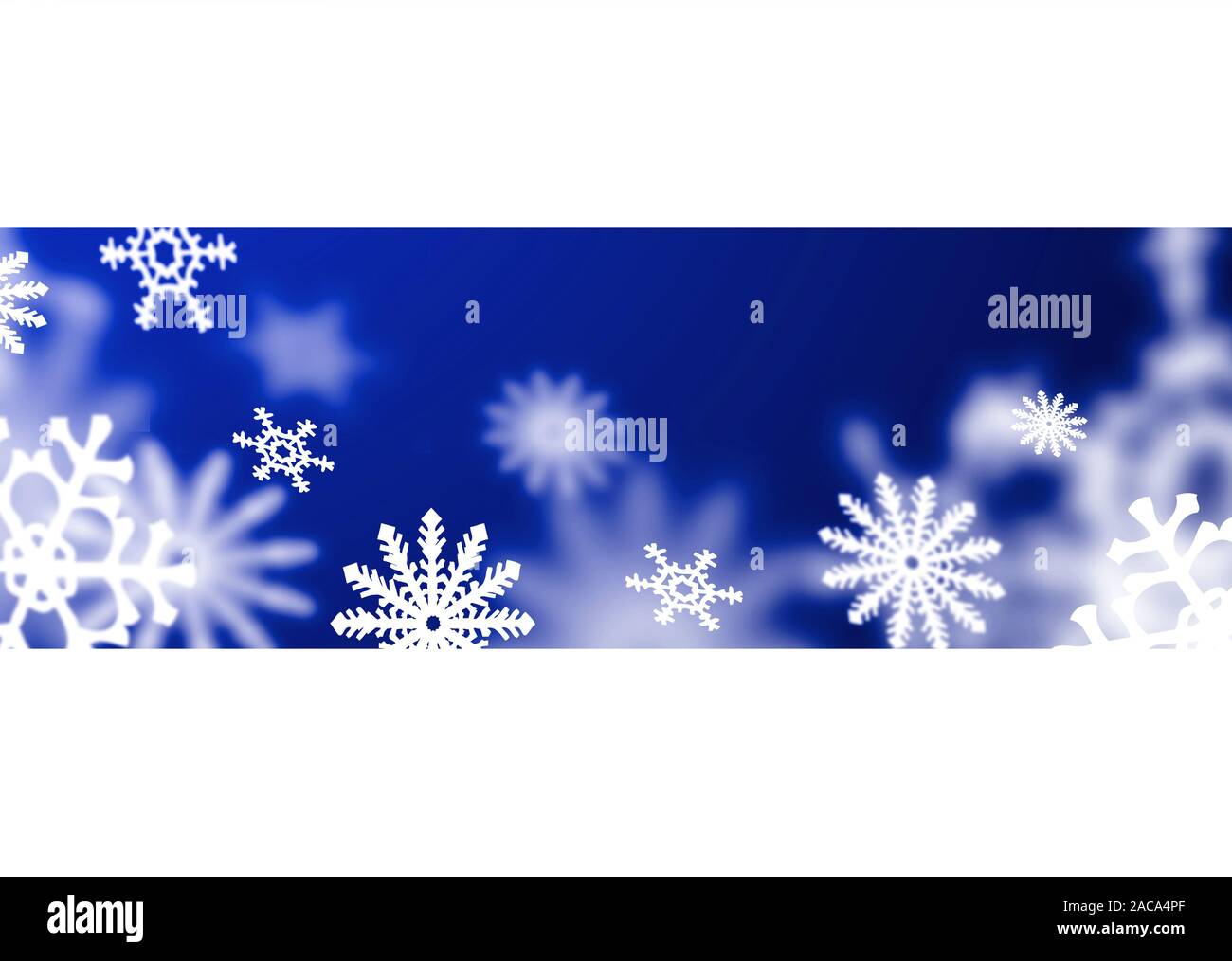 blue band snowflake Stock Photo
