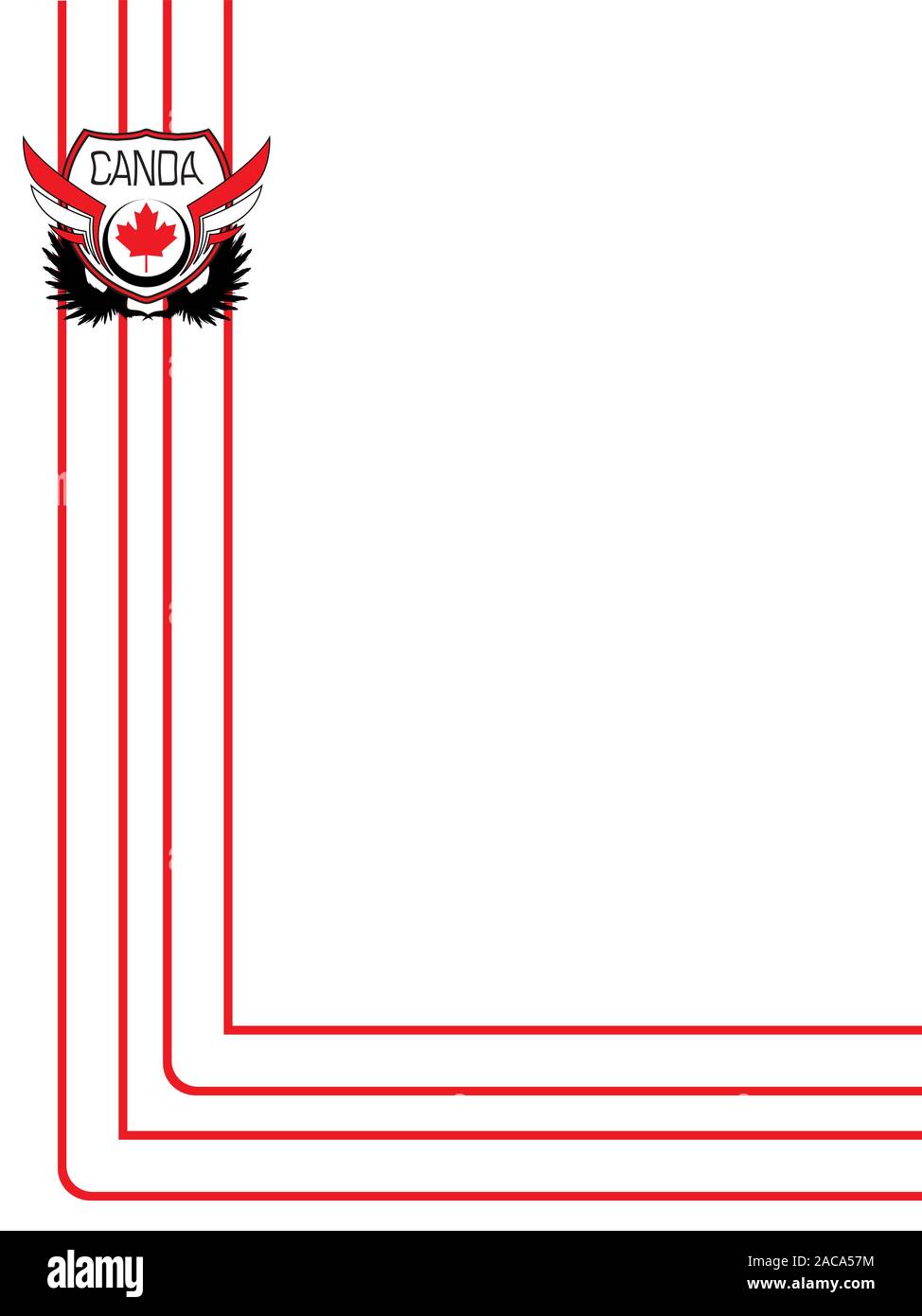 Canada map flag text illustration hi-res stock photography and images ...