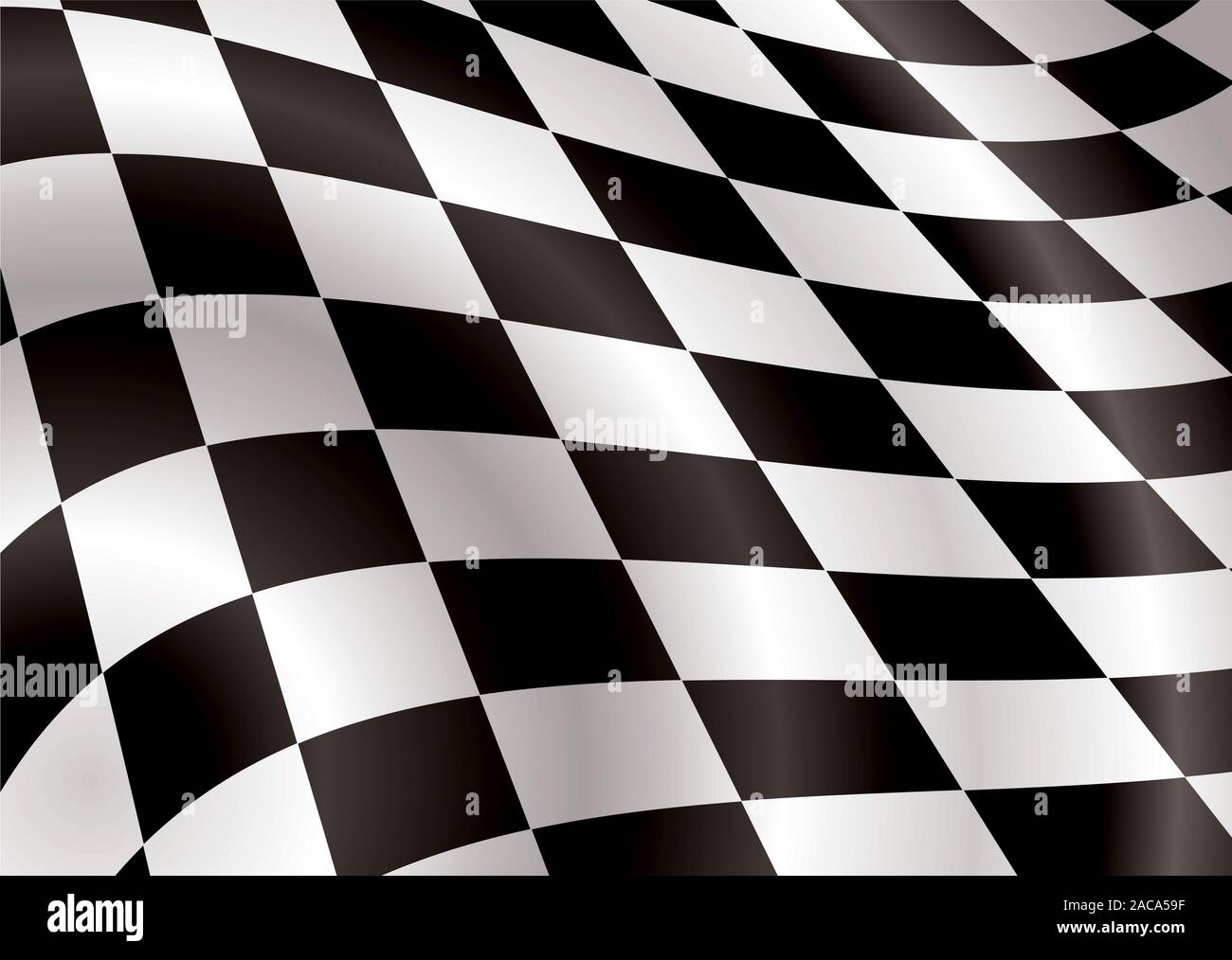 checkered flag bellow Stock Photo