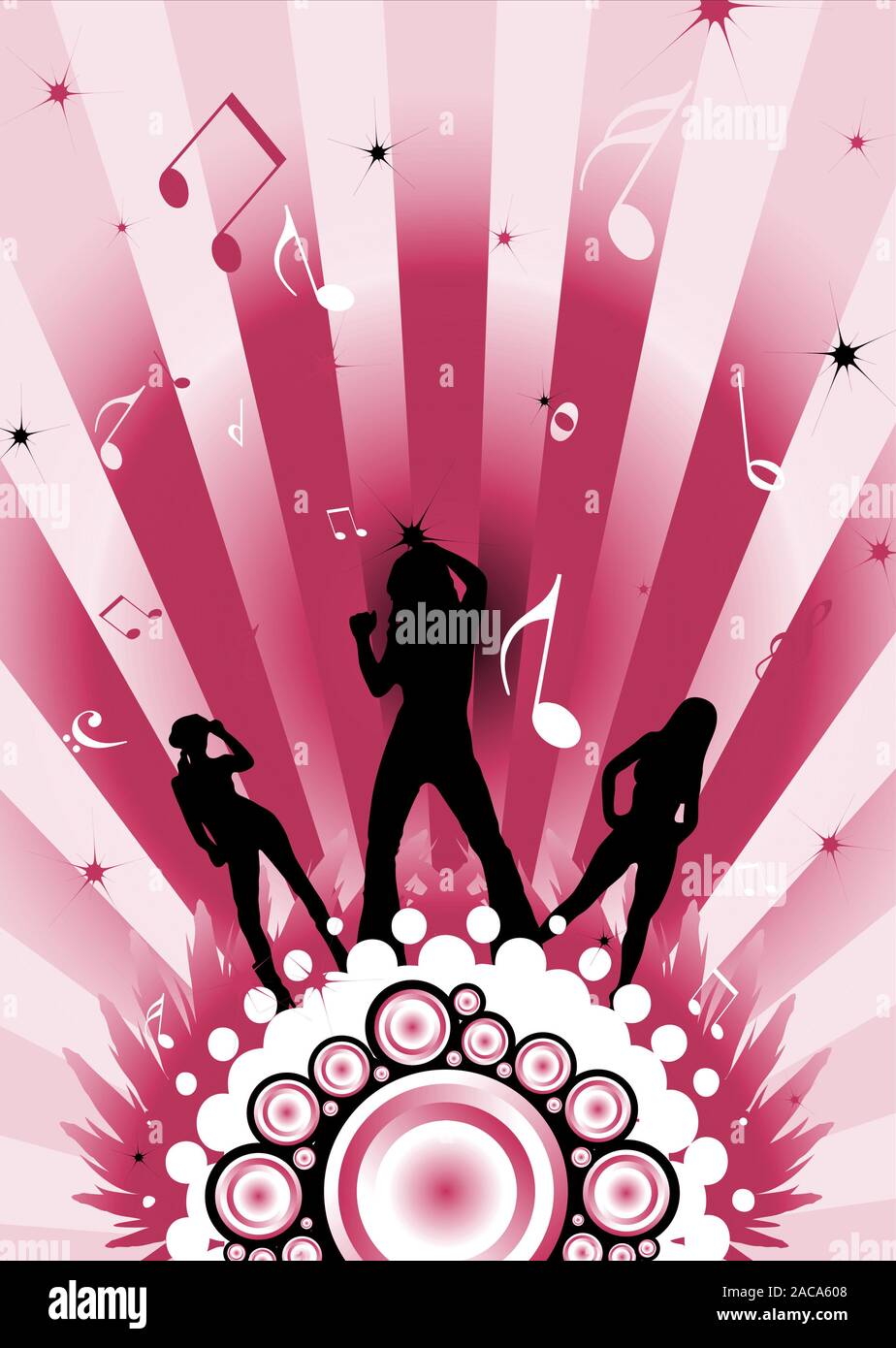 Red disco hi-res stock photography and images - Alamy