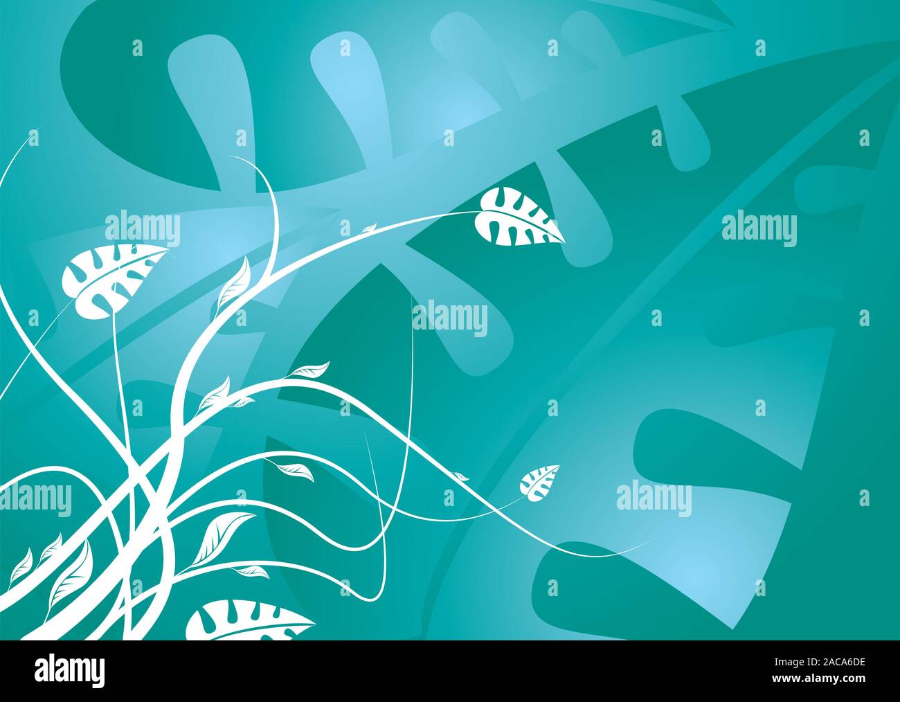Green floral artwork hi-res stock photography and images - Alamy