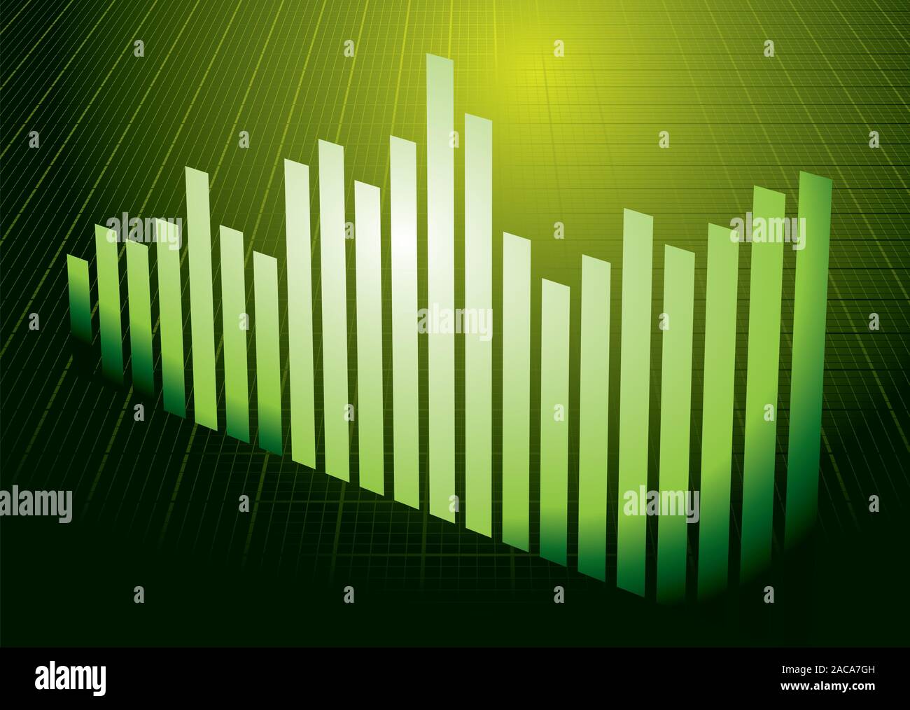 Green graph green chart hi-res stock photography and images - Alamy