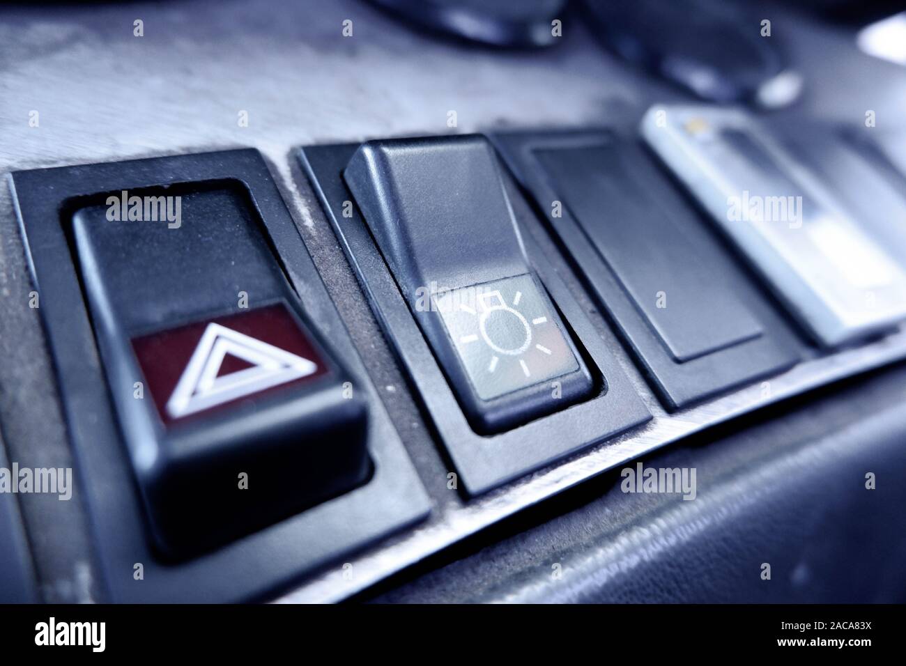 Automotive electric on-off switch Stock Photo - Alamy
