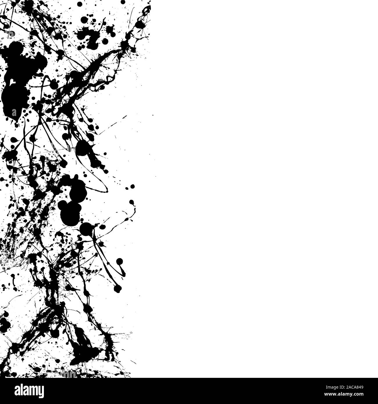 ink splat dribble Stock Photo