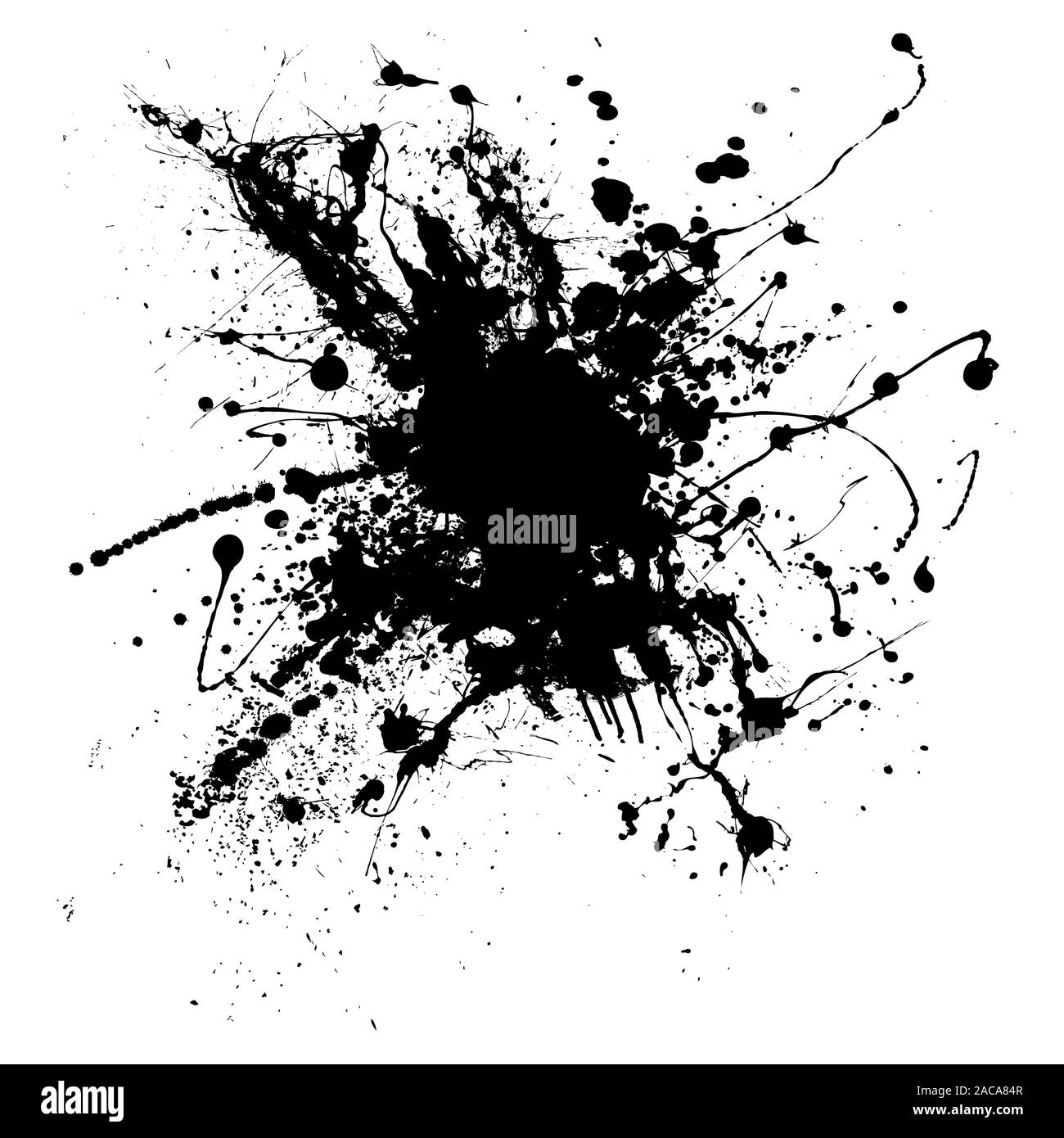 Black paint splash hi-res stock photography and images - Alamy